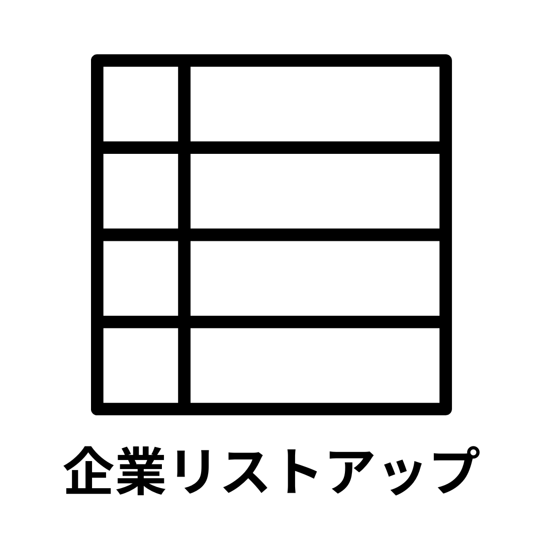 企業リストアップ